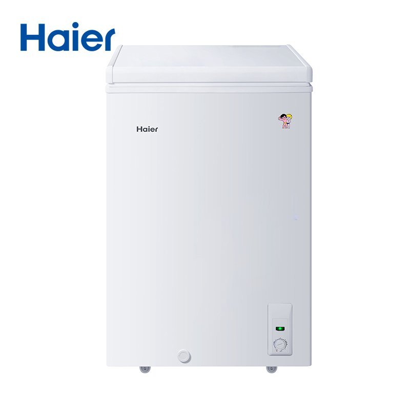海尔（Haier）BC/BD-103HA 103升低霜卧式冷柜（白色）