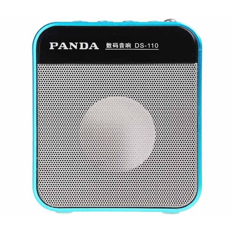 熊猫数码音响播放器DS-110 蓝 插卡音箱 立体声收音机