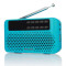 飞利浦(PHILIPS) SBM120BLU/93 便携式插卡音响 FM收音机（蓝色）
