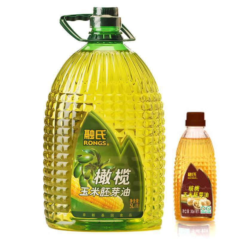 融氏橄榄玉米胚芽油5L/瓶(另送融氏食用油300ml)