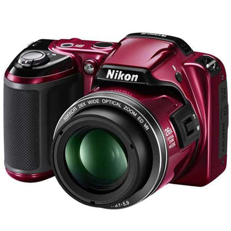 尼康(Nikon) 数码相机 L810 红色 8G卡+包