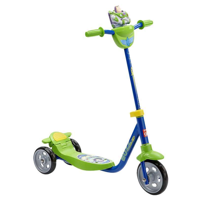 好孩子迪士尼造型 儿童滑板车三轮车SC20D安全脚踩式刹车 绿色