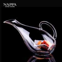 NAPPA高级定制纯手工吹制天鹅湖水晶玻璃红