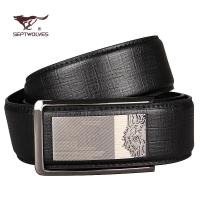 七匹狼皮带男 时尚韩版平滑扣休闲百搭牛皮腰