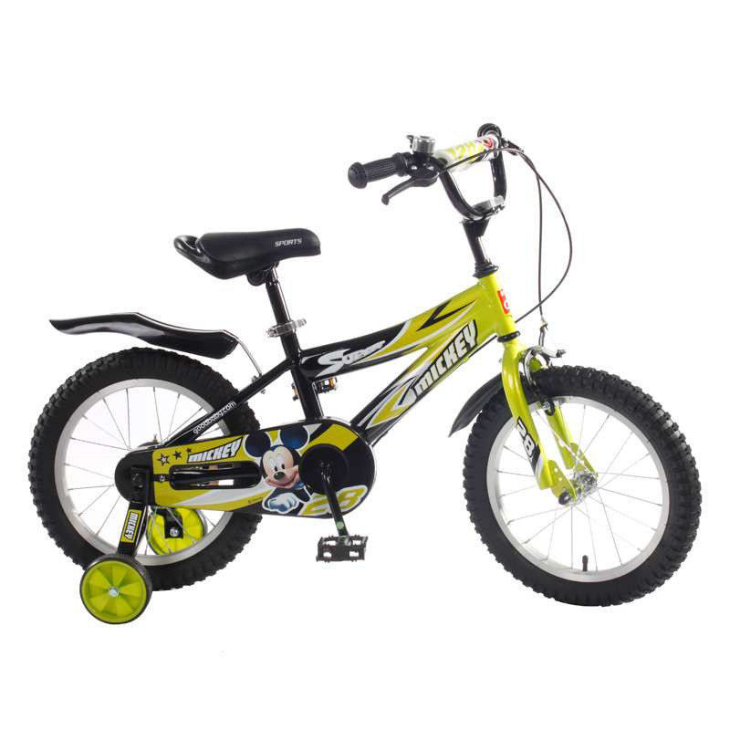 好孩子Goodbaby迪斯尼米奇儿童自行车16寸快易装安全脚踏车JB1652Q-K116D