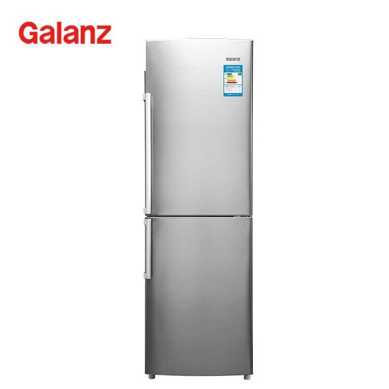 格兰仕(Galanz) BCD-210W 210升 风冷双门冰箱 (不锈钢银灰)