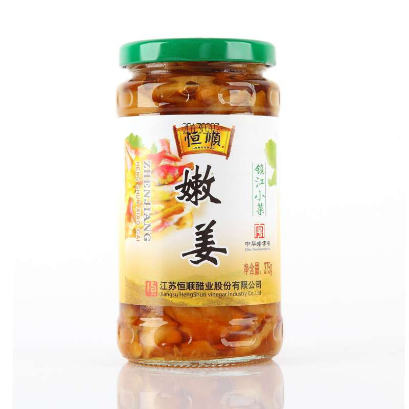 恒顺嫩姜375G 江苏镇江特产 下饭小菜 腌制泡菜 酱菜 榨菜