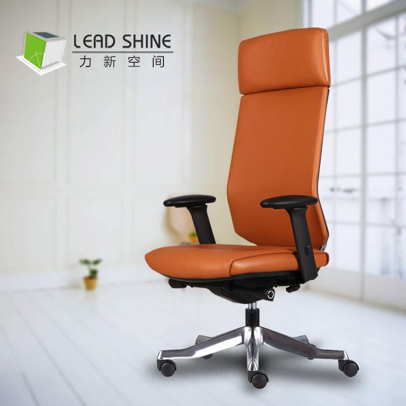 leadshine萨格斯 马来西亚进口 高背电脑椅 椅办公椅子 褐色