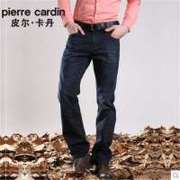 皮尔卡丹2015男士直筒牛仔裤 商务休闲牛仔长