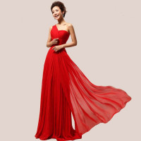黛米琦婚纱礼服 新款2013红色新娘伴娘礼服韩