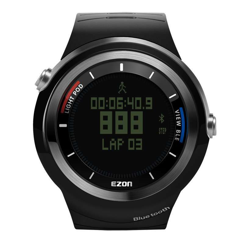 EZON宜准蓝牙智能运动手表健步者S2A01(黑色)