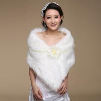 天雨尚衣新娘婚纱披肩长毛披肩结婚旗袍礼服冬