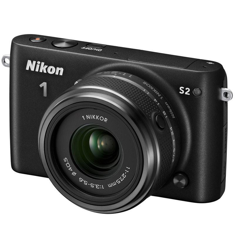 尼康(Nikon) 可换镜数码相机 S2 11-27.5mm 黑色 8G卡