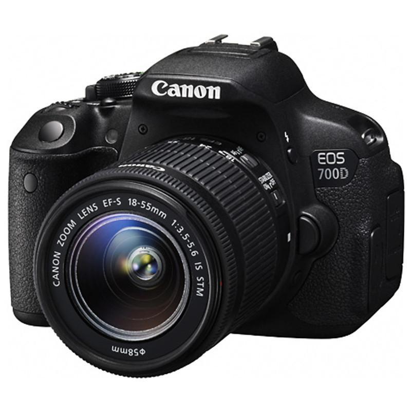 佳能(Canon) EOS 700D KIT 单反套机 (EF-S18-55 IS STM镜头)+大情圣包+卡