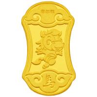 金银街GSS Au9999黄金千足金黄金 QQ马年工