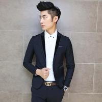 之郎 男装 2014秋冬季男装商务休闲小西装男韩