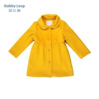 Gabbyloop加比瑞 2014秋冬装童装女童呢大衣