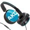 AKG Y50 便携式潮酷头戴耳机 重低音 立体声手机耳机 蓝色