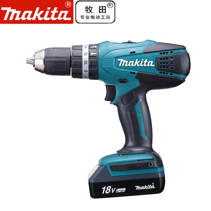 【牧田(makita)系列】牧田DF457DWE锂电充电钻手电钻电动螺丝刀18V双速家用手枪钻图片,高清实拍图-苏宁易购