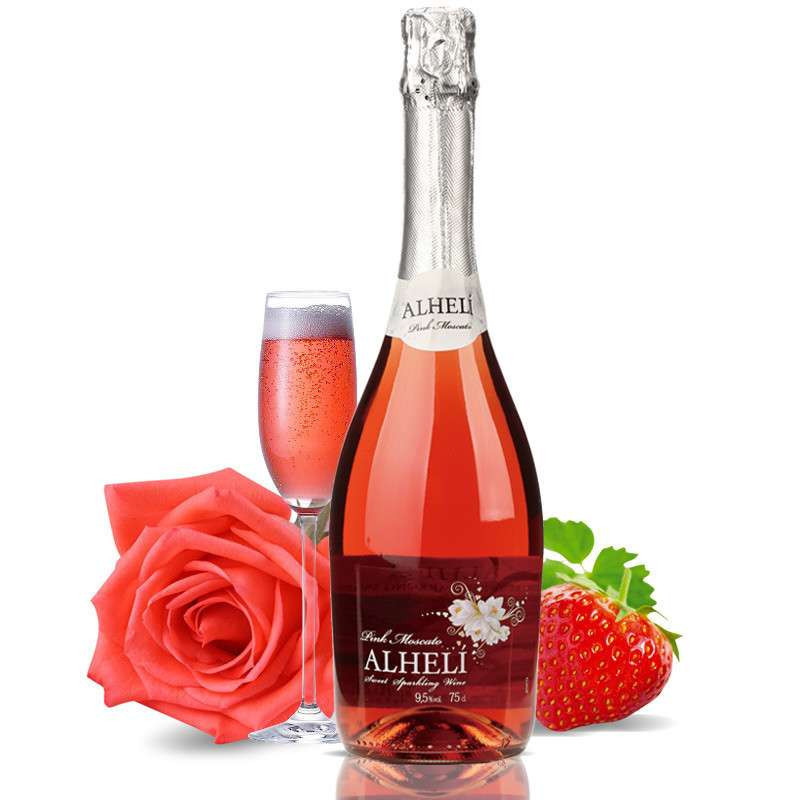 【宝真系列】西班牙浪漫之花桃红甜起泡酒女士