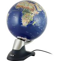 30cm中英文卫星影像灯光自转地球仪