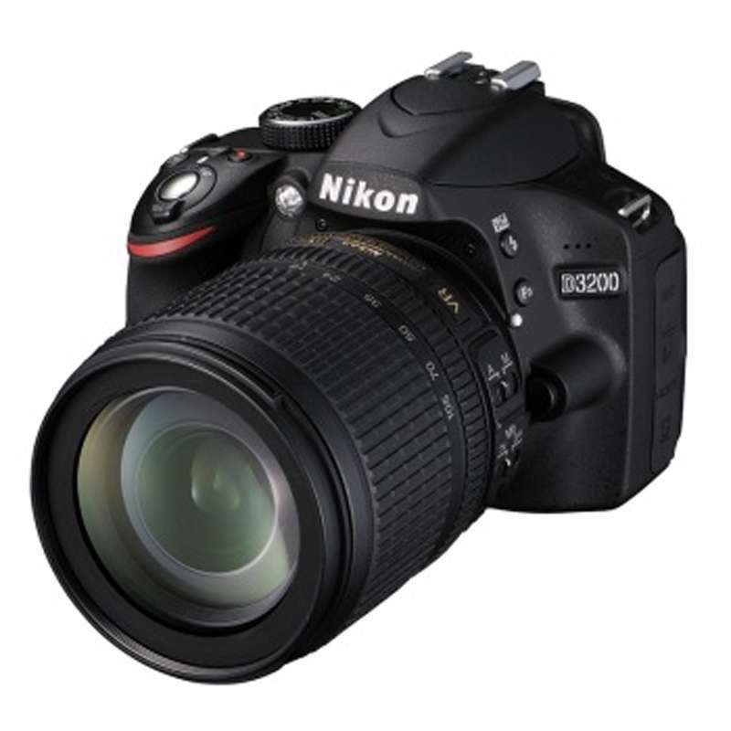 尼康(Nikon）D3200数码单反相机 套机(18-55mm&55-200mm)双镜头套装+8G卡+原装包