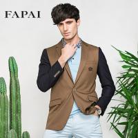 法派小西装男士修身青年商务休闲装2015新款