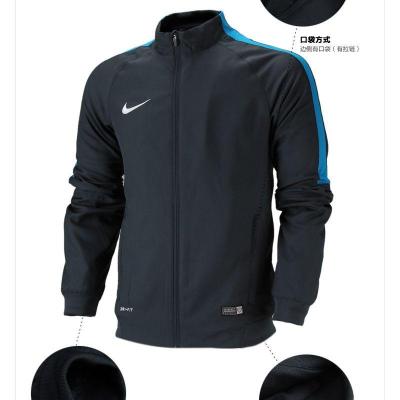 NIKE耐克男子2015春款足球运动梭织夹克外套
