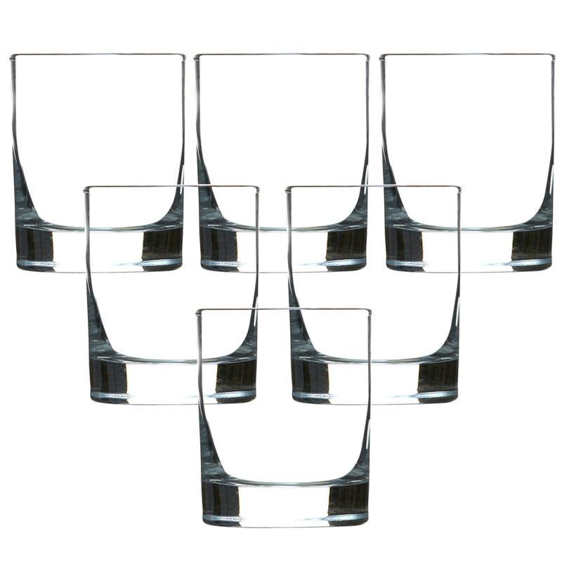 青苹果玻璃杯欧诺系列195ml6只装玻璃水杯威士忌酒杯洋酒杯酒吧啤酒杯ES1001