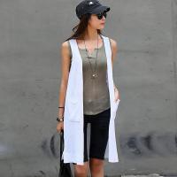 艾柏尼 新款韩版<em>女士薄针织开衫</em>休闲<em>中长款</em>马