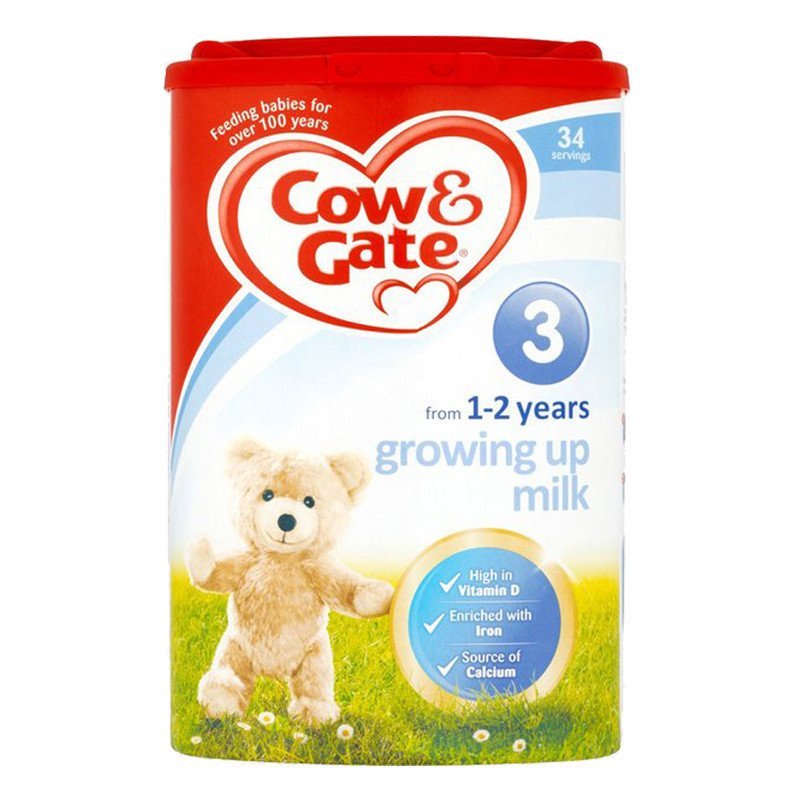 【保税区现货】英国牛栏原装进口Cow＆Gate进口奶粉 3段（1-2岁）900g
