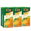 汇源 100%橙果汁1L*6盒 便携装 果汁饮料