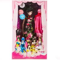 全关节可动芭比娃娃创意服饰设计套装夜萝莉礼