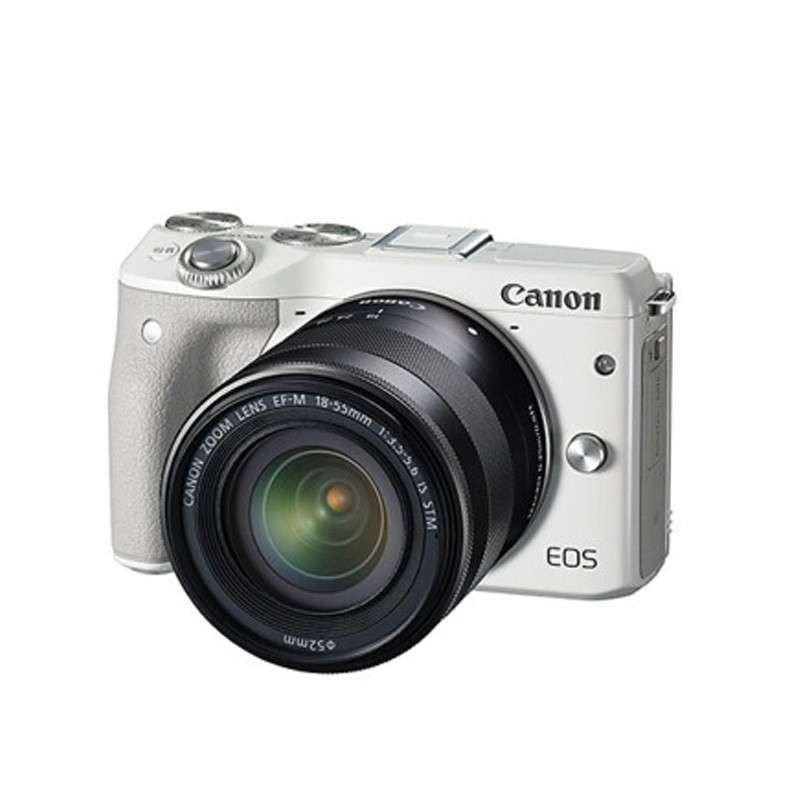 佳能(Canon) EOS M3 微单双镜头套机（白）