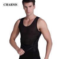 男士塑身衣束胸收腹背心塑形衣束身瘦身衣超薄