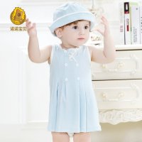 品牌童装韩风女宝宝连衣裙六个月婴幼儿女童夏