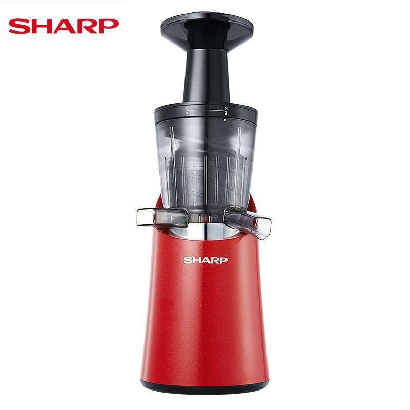 夏普(SHARP)EJ-S20-R新款原汁机低速可做纯果雪泥榨汁机