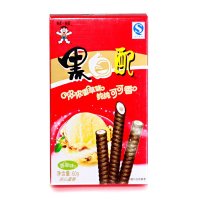 旺旺 黑白配 香草味60g休闲零食饼干 奶油夹心