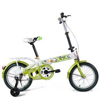 童悦折叠儿童自行车6岁12\/16寸宝宝小孩子男