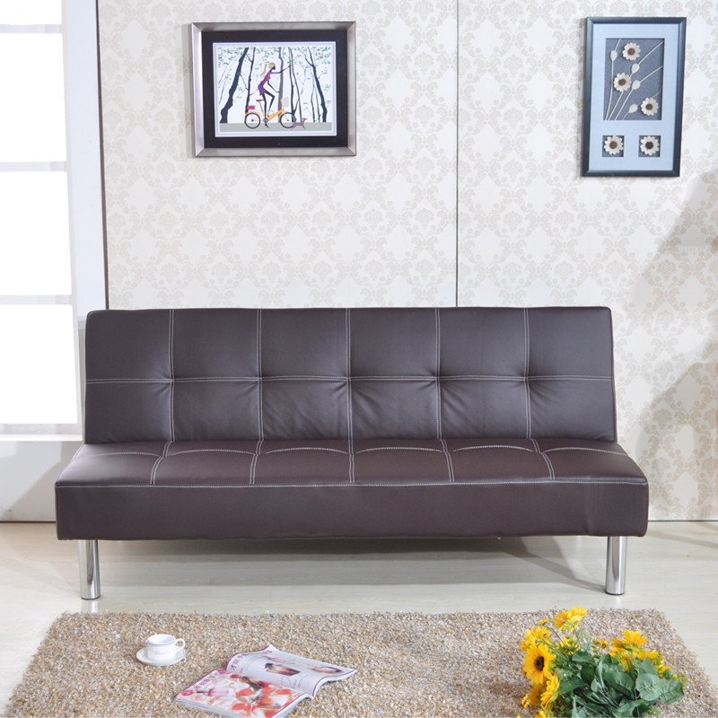 现代时尚小户型双人可折叠沙发 沙发床简约多功能布艺沙发床包邮 2.0*1.2米备注颜色