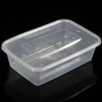 梅洋一次性保鲜盒 透明水果盒 食品收纳盒 打包