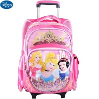 尼三公主女童拉杆书包1-6年级学生双肩背包大