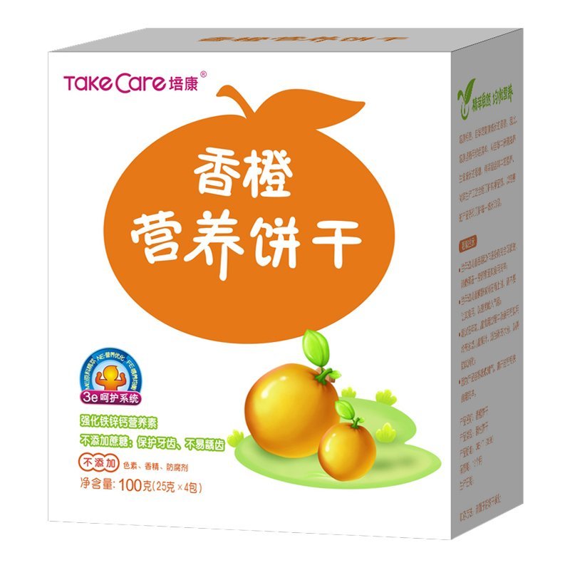 培康(TakeCare) 香橙营养饼干100g