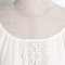 尚都比拉 2015夏装新款女装 OL修身百搭蕾丝雪纺衫152V0026 M 象牙白