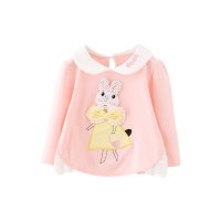 套儿童T恤2015秋季韩版长袖兔女郎中小童女宝