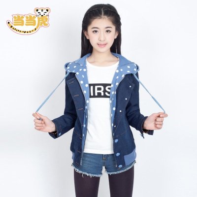 【<em>外套</em> 】童装2015秋装新款<em>大女童牛仔外套</em> 韩