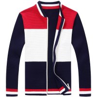 Kacelsy时尚青年潮流针织衫男款<em>线衣</em> <em>立领</em>免烫