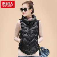 <em>南极人</em>轻薄羽绒<em>马甲</em>女 2015<em>秋冬</em>新品<em>女装</em>韩版