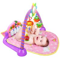 婴儿脚踏琴健身架宝宝玩具游戏毯玩具新生0-3