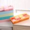 欧凯斯糖果色塑料8格内裤袜子分类抽屉整理盒 内衣桌面收纳盒 粉色糖果色